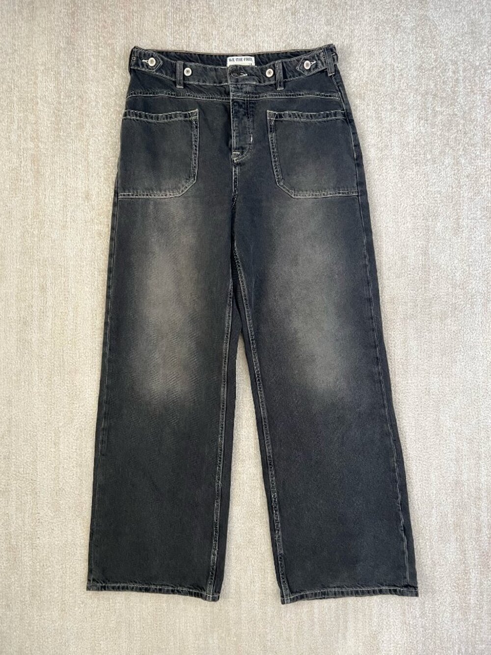 Free People We The Free Palmer Wide Leg Baggy Jeans 29